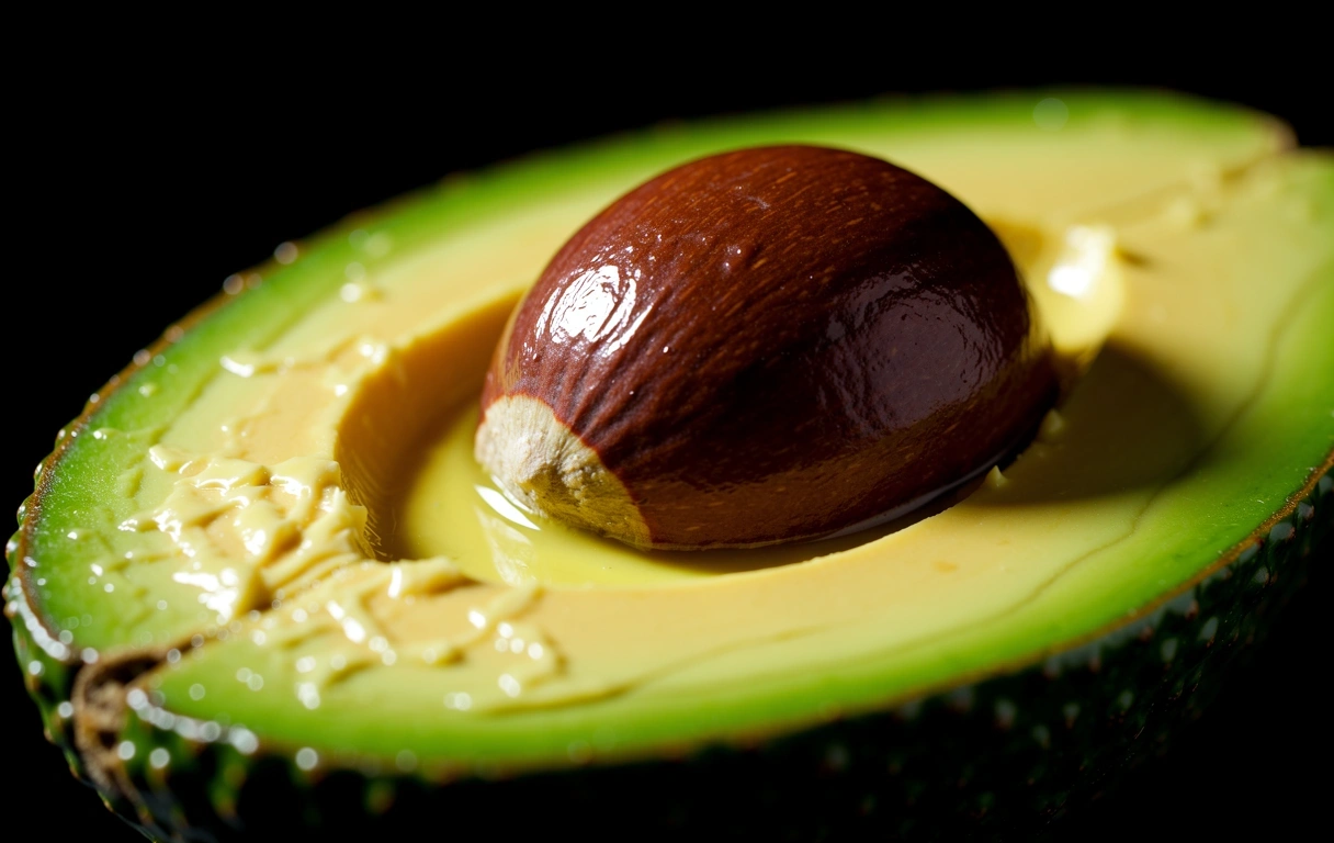 Makroaufnahme einer Avocado